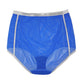 HGH WAIST PANTY  BICOLOR POWER NET / BLUE AND WHITE